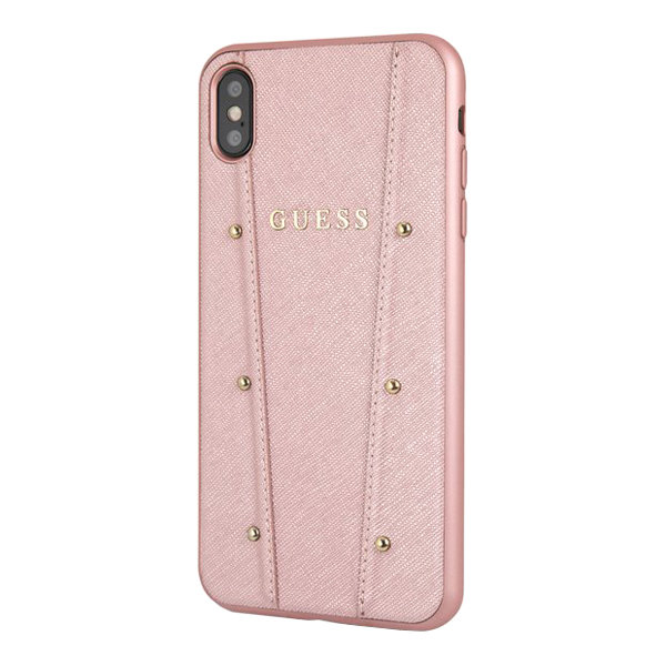 Чехол Guess KAIA Hard для iPhone XS Max, розовый