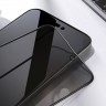 Защитное стекло Nillkin Guardian Антишпион для iPhone 14 Pro, черная рамка