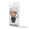Чехол Karl Lagerfeld Liquid Glitter Iconic Karl Hard Iridescent для iPhone 7/8/SE 2020