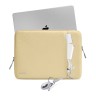 Чехол-папка Tomtoc Defender Laptop Sleeve A13 для Macbook Pro/Air 13-14", желтый