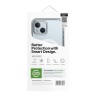 Uniq для iPhone 15 чехол Lifepro Xtreme AF Frost Clear (MagSafe), матовый-прозрачный