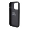 BMW для iPhone 15 Pro Max чехол GripStand M-Collection PU Carbon eff Tricolor Hard Black