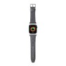 Karl Lagerfeld для Apple Watch 49-46-45-44 mm ремешок PU Saffiano Monogram Silver