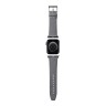 Karl Lagerfeld для Apple Watch 49-46-45-44 mm ремешок PU Saffiano Monogram Silver