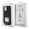 Hello Kitty для iPhone 15 Plus чехол Liquid silicone Dreaming Kitty Hard Black