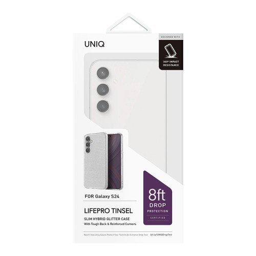 Uniq для Galaxy S24 чехол LifePro Xtreme Tinsel
