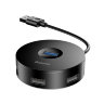Baseus Round Box USB 3.0, черный CAHUB-F01