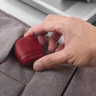Чехол Uniq Terra Genuine Leather для AirPods, красный