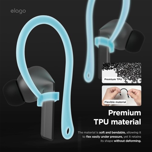 Elago для Galaxy Buds 3/3 Pro крепление EarHook Nightglow Blue (2 шт.)