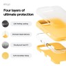Elago для iPhone 16 Pro Max чехол Soft silicone (Liquid) Sunshine