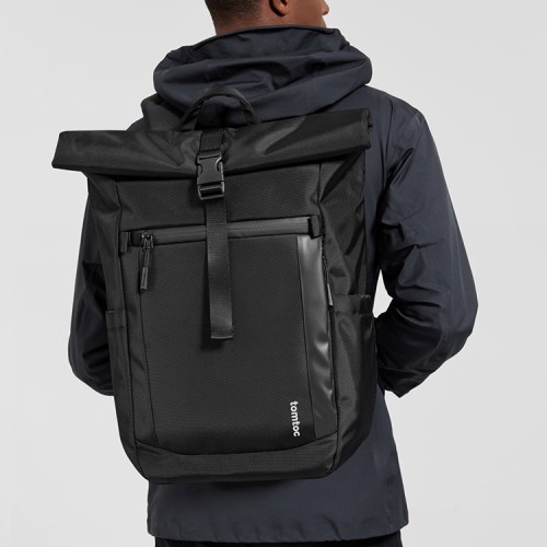 Tomtoc Travel рюкзак Navigator-T61 Rolltop Backpack 17.3" (Win)/25L-30L Black