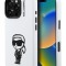 Karl Lagerfeld для iPhone 16 Pro Max чехол Liquid Silicone Sketch Karl Ikonik White (MagSafe)