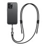 Energea Кабель +Ремешок Lasso 2in1 USB-C to USB-C cable PD240W 5A +Crossbody phone strap 1.5m Black
