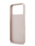 Guess для iPhone 17 Pro чехол PU 4G Double cardslot Triangle metal logo Hard Pink