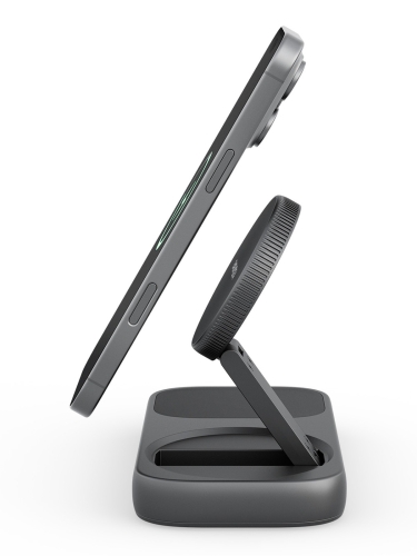 Energea распределитель HUB WiDock Plus 7in1 Qi2 Wireless USB-C 3.1 100W Gunmetal