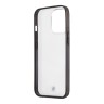 Чехол BMW Signature Hard Transparent Black edges для iPhone 13 Pro Max, черная рамка