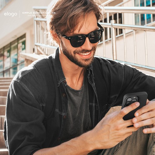 Чехол Elago Soft Silicone для iPhone 13 Pro, черный