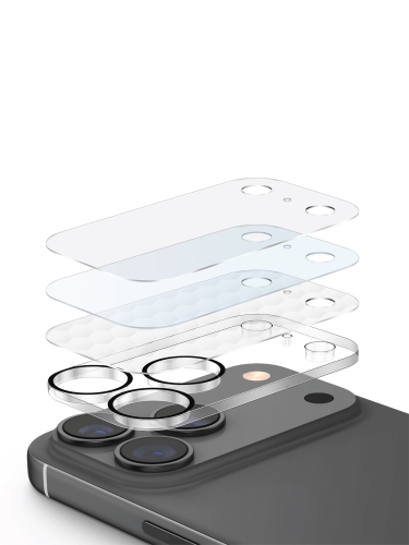 Uniq стекло для iPhone 17 Pro Max OPTIX Camera Lens ClearShield FrameGuard Clear