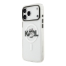 Karl Lagerfeld для iPhone 17 Pro Max чехол IML Sketch Choupette Metal camera прозрачный (MagSafe)