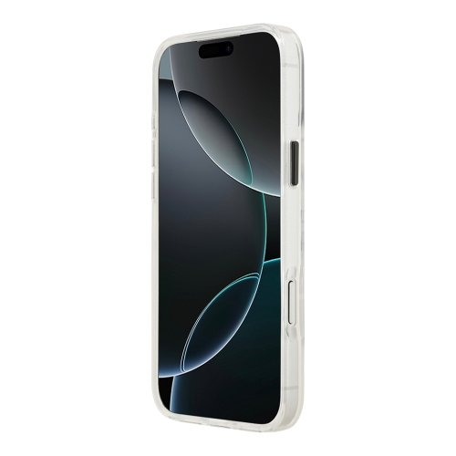 Karl Lagerfeld для iPhone 17 Pro Max чехол IML Sketch Choupette Metal camera прозрачный (MagSafe)