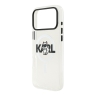 Karl Lagerfeld для iPhone 17 Pro Max чехол IML Sketch Choupette Metal camera прозрачный (MagSafe)