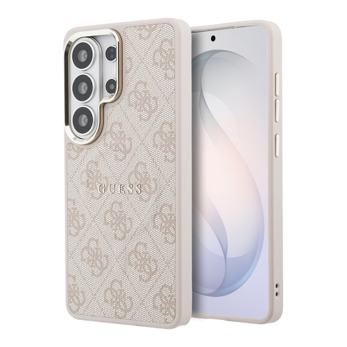 Guess для Galaxy S26 Ultra чехол PU 4G Classic metal logo &Camera Hard Pink (MagSafe)