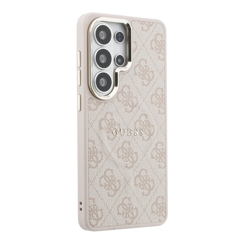 Guess для Galaxy S26 Ultra чехол PU 4G Classic metal logo &Camera Hard Pink (MagSafe)