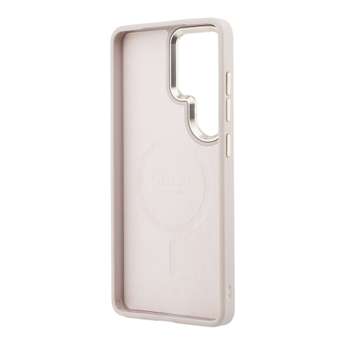 Guess для Galaxy S26 Ultra чехол PU 4G Classic metal logo &Camera Hard Pink (MagSafe)