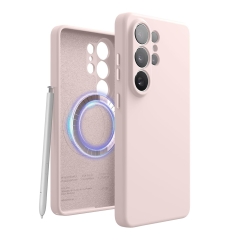 Elago для Galaxy S26 Ultra чехол Magnetic Silicone Lovely Pink (MagSafe)