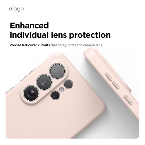 Elago для Galaxy S26 Ultra чехол Magnetic Silicone Lovely Pink (MagSafe)