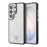 Guess для Galaxy S26 Ultra чехол Fixed Glitters Tringle metal logo & Camera Hard Silver (MagSafe)