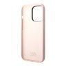 Чехол Lagerfeld Liquid silicone Karl & Choupette Hard для iPhone 14 Pro, розовый
