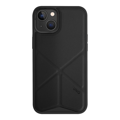 Чехол подставка Uniq Transforma для iPhone 14, черный (MagSafe)