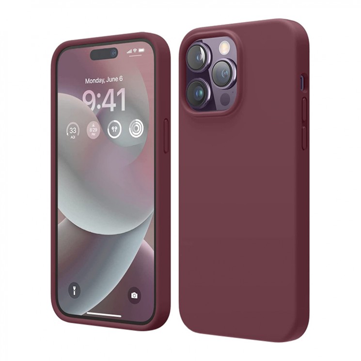 Чехол Elago Soft Silicone для iPhone 14 Pro, Burgundy