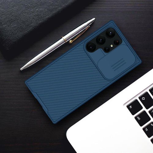 Чехол Nillkin CamShield Pro для Galaxy S23 Ultra, синий