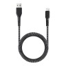 Кабель EnergEA FibraTough USB-A/Lightning MFi C89 (1.5 м), черный