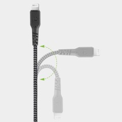 Кабель EnergEA FibraTough USB-A/Lightning MFi C89 (1.5 м), черный
