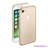Чехол Deppa Gel Plus матовый для iPhone 7/8, золотая рамка
