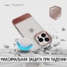 Чехол Elago GLIDE для iPhone 14 Pro, Clear/Rose Gold