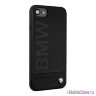 Кожаный чехол BMW  Logo imprint Hard для iPhone 7/8/SE 2020, черный