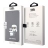 Чехол Lagerfeld PU Saffiano NFT Karl & Choupette Booktype для iPhone 11/XR, черный