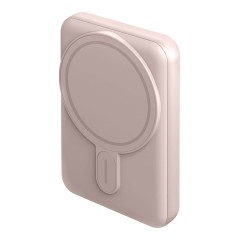 EnergEA АКБ MagPac MINI, 10000W Magnetic wireless 15W USB-C 20W ultra-slim with stand Pink