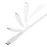 EnergEA Кабель FLOW USB-C to Lightning MFI C94 PD60W 3A Nanoweave Magnetic tie White (1.5 метра)