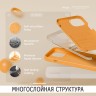 Elago для iPhone 15 чехол Soft silicone (Liquid) Orange