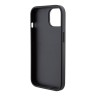 Karl Lagerfeld для iPhone 15 чехол GripStand PU Saffiano NFT Karl & Choupette metal Hard Black