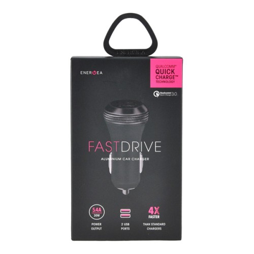 Автомобильное зарядное EnergEA Fast Drive (5.4A) 2-USB Quick Charge 3.0