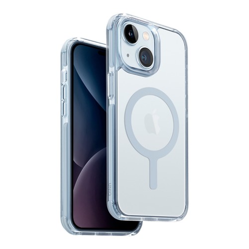 Uniq для iPhone 15 чехол Combat AF Ice Blue (MagSafe)
