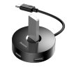 Baseus Round Box USB-Type-С, черный CAHUB-G01