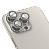 BlueO стекло для iPhone 15 Pro Max, Camera Lens SAPPHIRE metal armored 3 шт. Natural Titan (+instal)