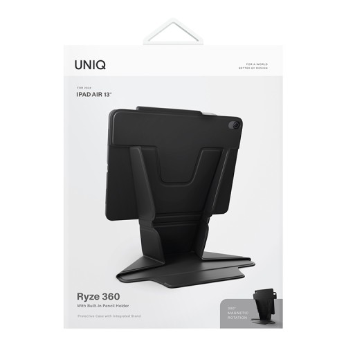 Uniq для iPad Air 13 (2024/25) чехол Ryze 360 Light Black